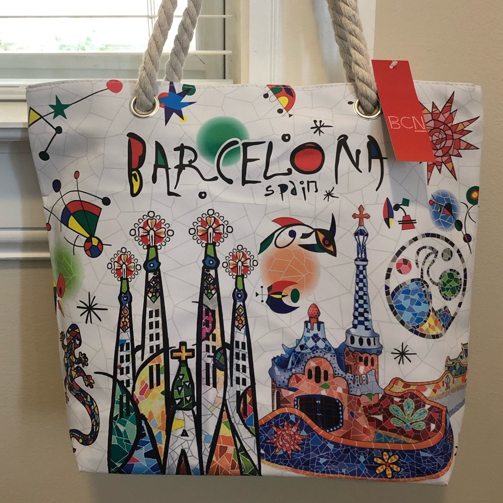 New Barcelona Spain Summer Tote Bag